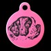 St Bernard Engraved 31mm Large Round Pet Dog ID Tag